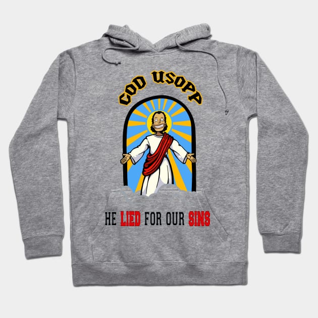 Worship God Usopp Hoodie by jackbrimstone